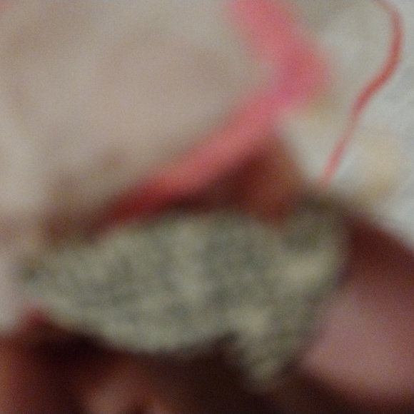 Vintage Burmel oblong scarf -  violet pattern - Picture 4 of 4